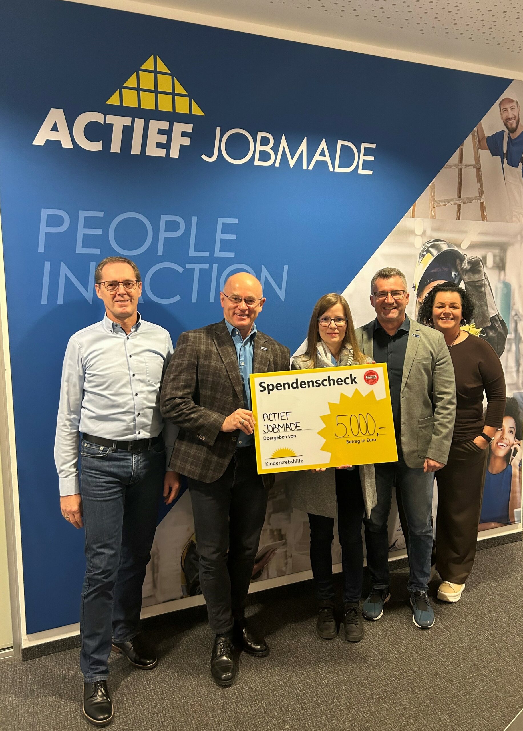 Vielen Dank an Actief Jobmade